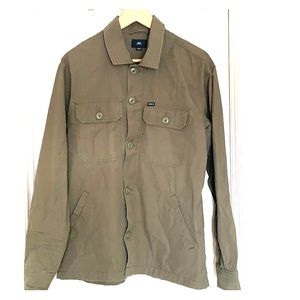 Obey Men’s Medium Green Button-down Jacket